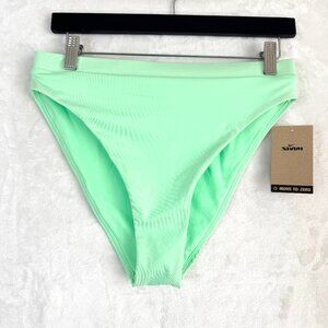 Nike Swim Essential High Waist Performance Bottom Swimsuit Womens M Green NEW